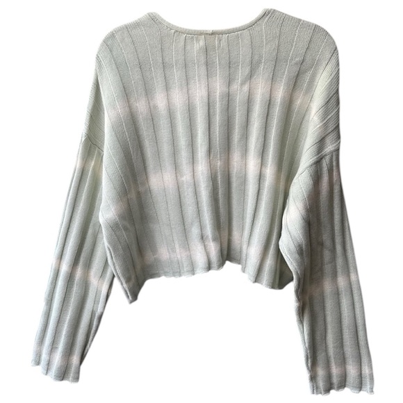 AE Tie-Dye V-Neck Sweater - Mint - Picture 4 of 6